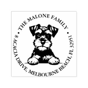 Terrier Puppy Personalised Theme Self-inking Stamp