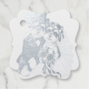 Terrier Wedding Design Favour Tags