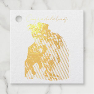 Terrier Wedding Design Favour Tags