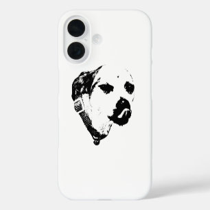 Terrier Wink iPhone Case – Bold Black Ink Look