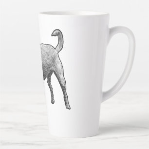 Terrier With a Quick Self-Check Latte Mug