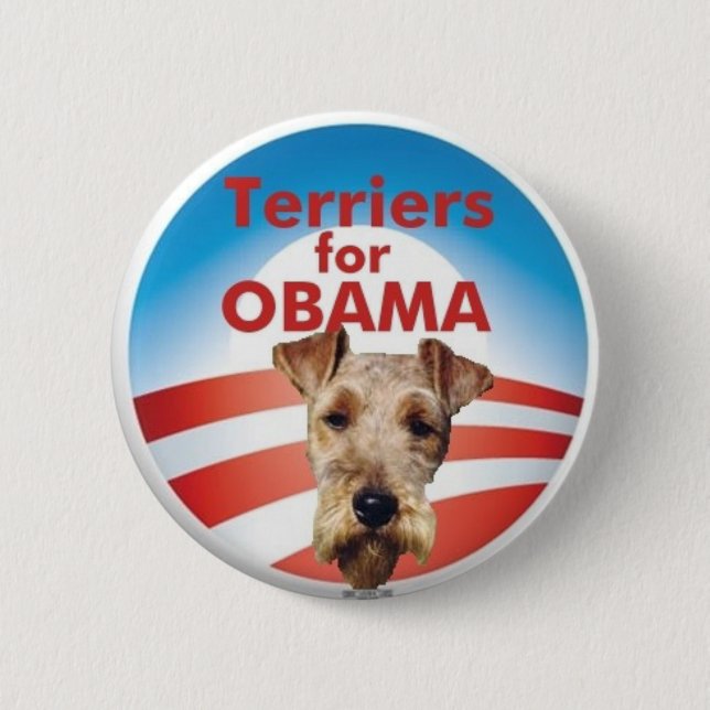 Terriers for Obama 6 Cm Round Badge (Front)