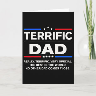 Terrific Dad Funny Donald Trump Fathers Day Card