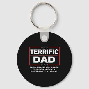 Terrific Dad - Funny Donald Trump Fathers Day Key Ring