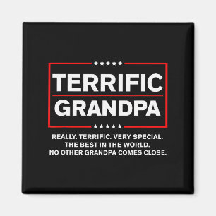 Terrific Grandpa - Funny Donald Trump Campaign Sty Magnet