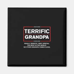 Terrific Grandpa - Funny Donald Trump Campaign Sty Magnet