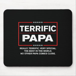 Terrific Papa - Funny Donald Trump Best Papa Mouse Pad