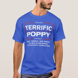 Terrific Poppy Funny Donaldrump 2020 Supporter Gif T-Shirt