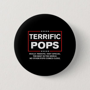 Terrific Pops - Funny Donald Trump 2020 Supporter 6 Cm Round Badge