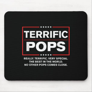 Terrific Pops - Funny Donald Trump 2020 Supporter Mouse Pad