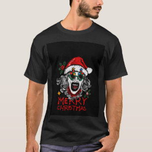 Terrifier Santa Claus Horror Fan Art T-Shirt