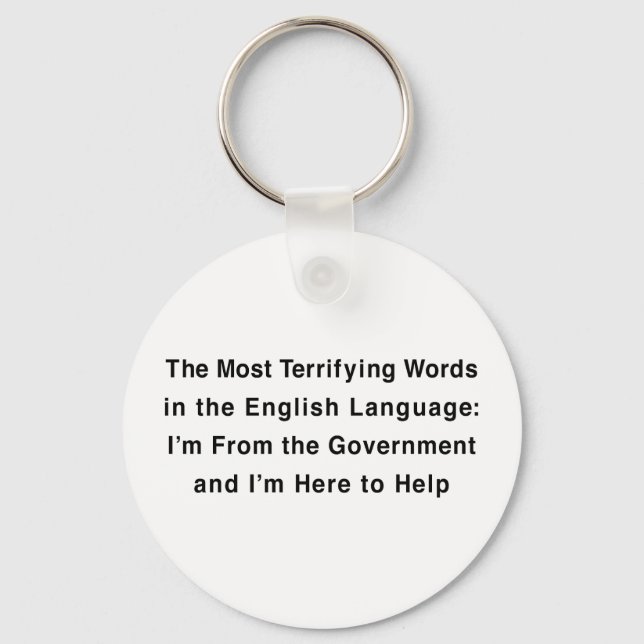 Terrifying Government Key Ring (Front)