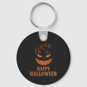 Terrifying Halloween Face Scream Horror Dark Spook Key Ring