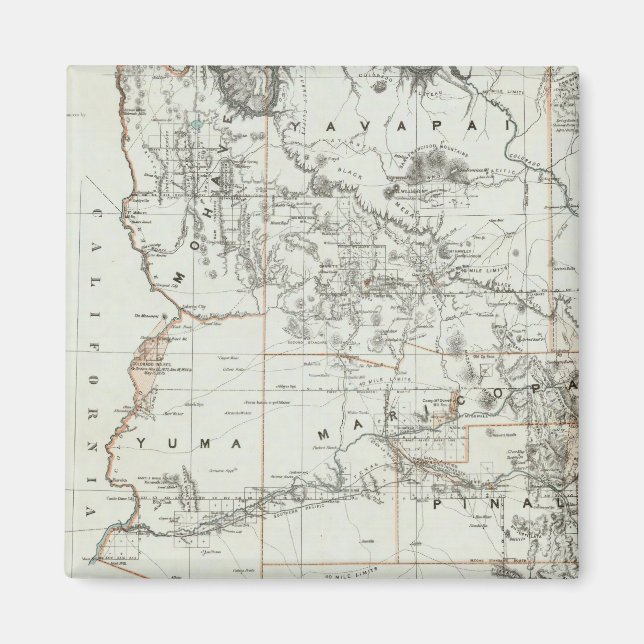 Territory Of Arizona Magnet (Front)