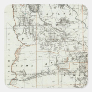 Territory Of Arizona Square Sticker