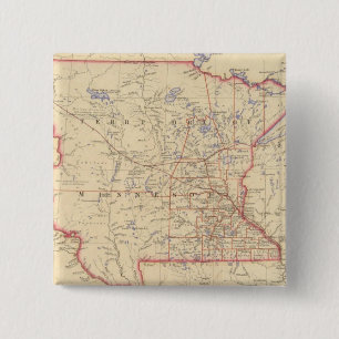 Territory of Minnesota 15 Cm Square Badge