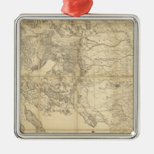 Territory of The United States Metal Ornament