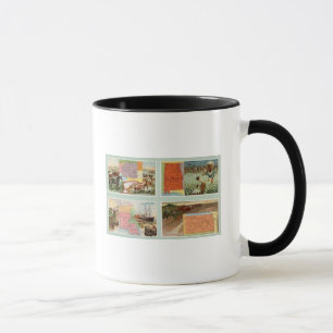 Territory of Wyoming, Alabama, Louisiana, Kansas Mug