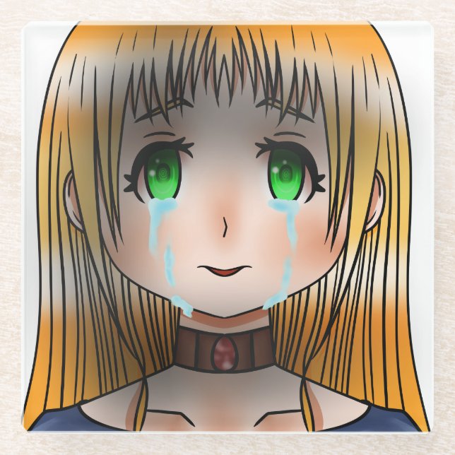 Terror of Lina: Desperate Echoes Glass Coaster (Front)