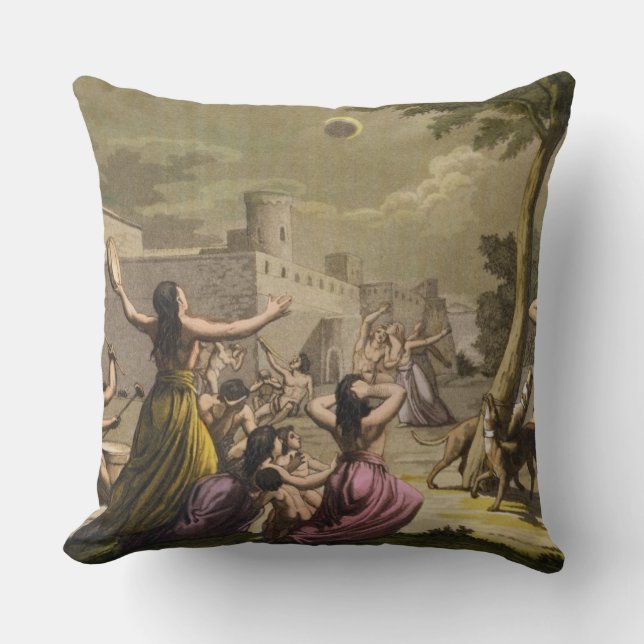 Terror of the Peruvians during an eclipse of the m Cushion (Front)