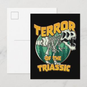 Terror of the Triassic Invitation Postcard