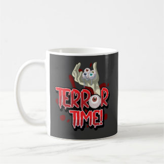 Terror Time Zombie Hand with Eyeballs Coffee Mug