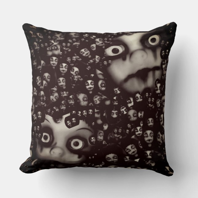 terror twin dollies wallpaper cushion (Front)