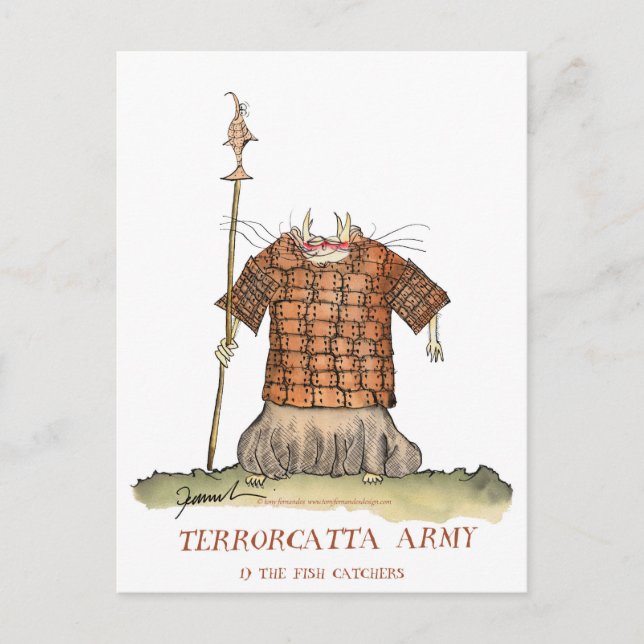 Terrorcatta Army 1 fish catchers, tony fernandes Postcard (Front)
