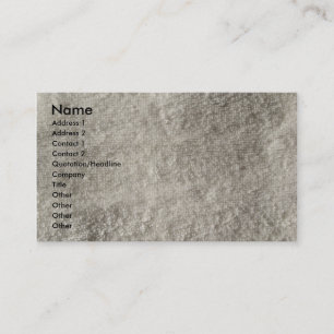 Terry Cloth Towel Business Card
