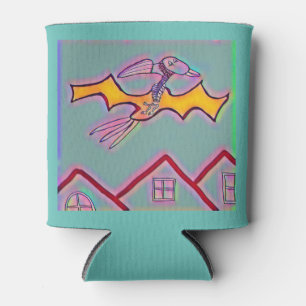 Terry Pterodactyl Can Cooler