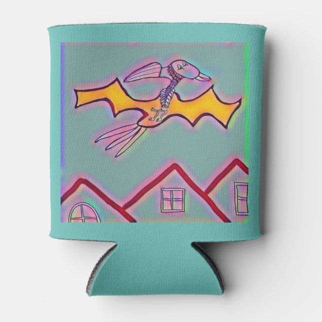 Terry Pterodactyl  Can Cooler (Front)