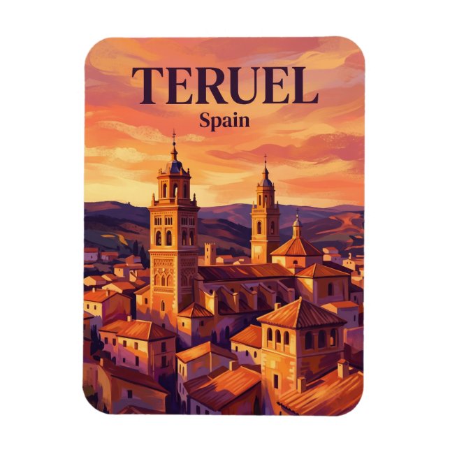 Teruel Spain Magnet (Vertical)