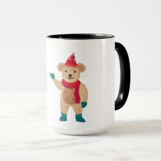Tesco pudsey bear funny Christmas bear Mug
