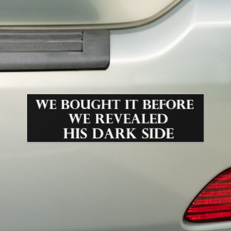 Tesla Car Owners Express Disappointment Elon Musk Bumper Sticker