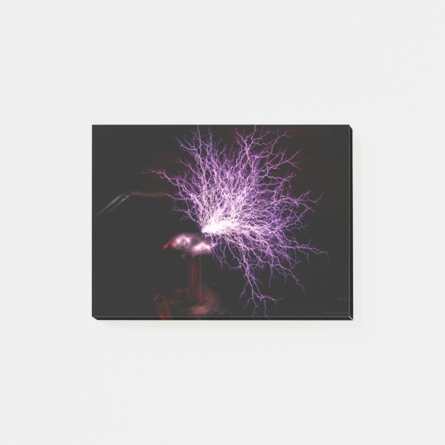 Tesla Coil Post-it Notes (Front)