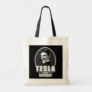 Tesla Is My Homeboy Tote Bag