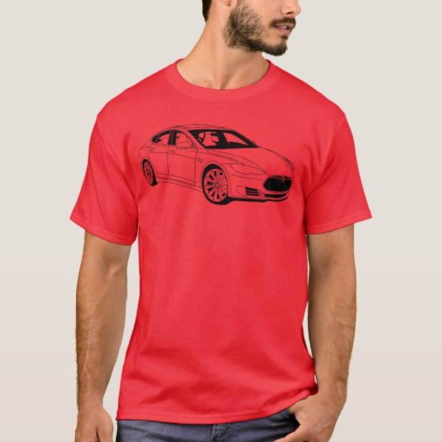 Tesla Model S T-Shirt (Front)