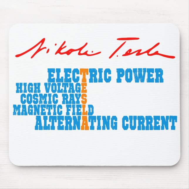 Tesla Mouse Pad (Front)