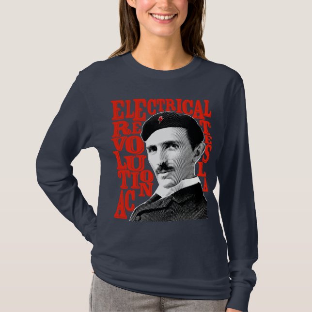 Tesla Nikola T-Shirt (Front)