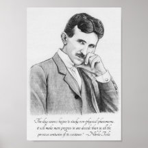 Tesla Non-Physical Phenomena Poster