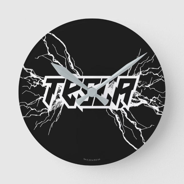 Tesla Round Clock (Front)