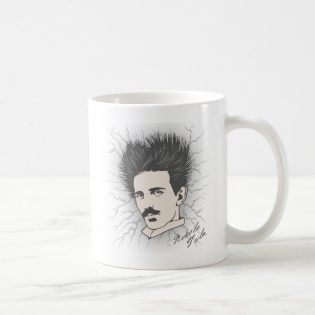 Tesla Static II Coffee Mug (Right)