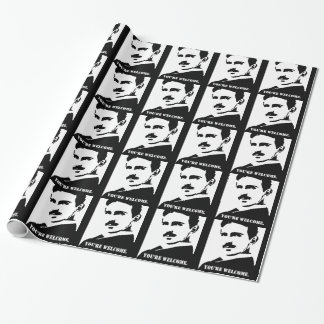 Tesla (You're Welcome.) Wrapping Paper
