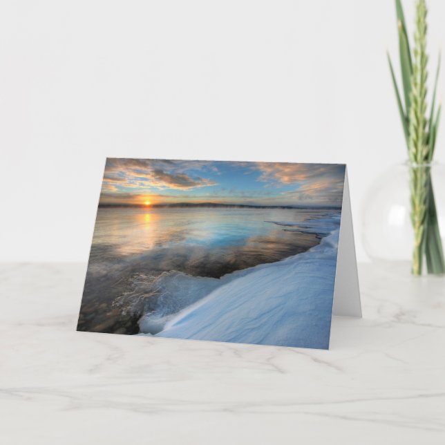 Teslin Lake After A Clearing Storm, Yukon Card (Front)