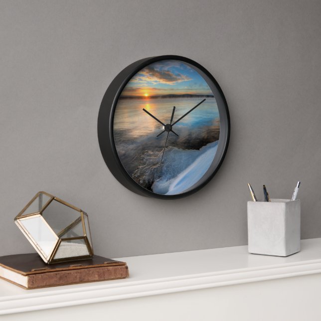 Teslin Lake After A Clearing Storm, Yukon Clock (Office)