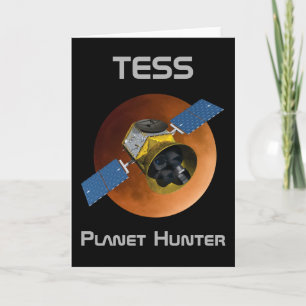 TESS Planet Hunter Spacecraft Card