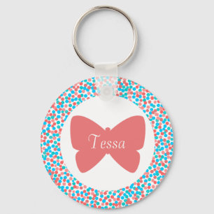 Tessa Butterfly Dots Keychain - 369