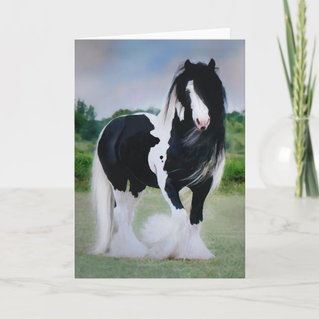 "Tessa" Horse Greeting Card (Front)