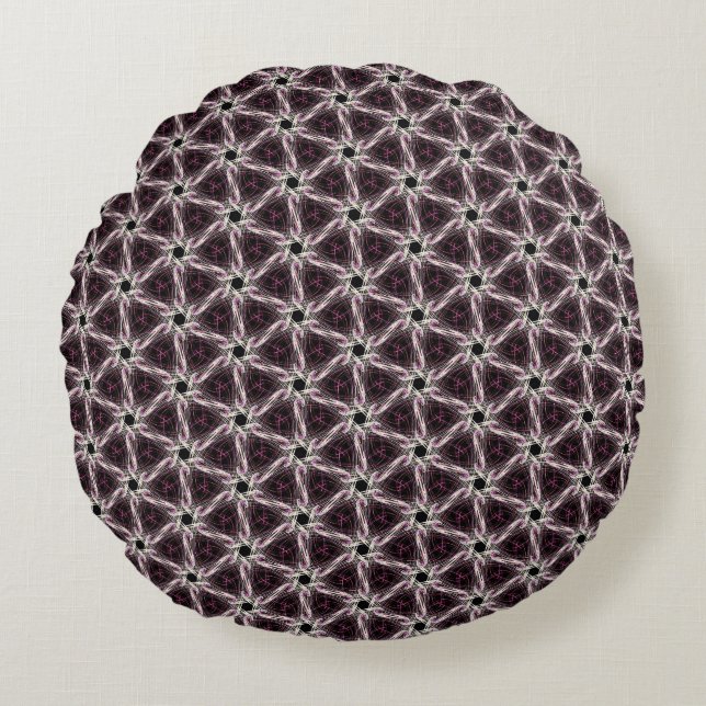 Tessellated Quilt  Round Cushion (Front)