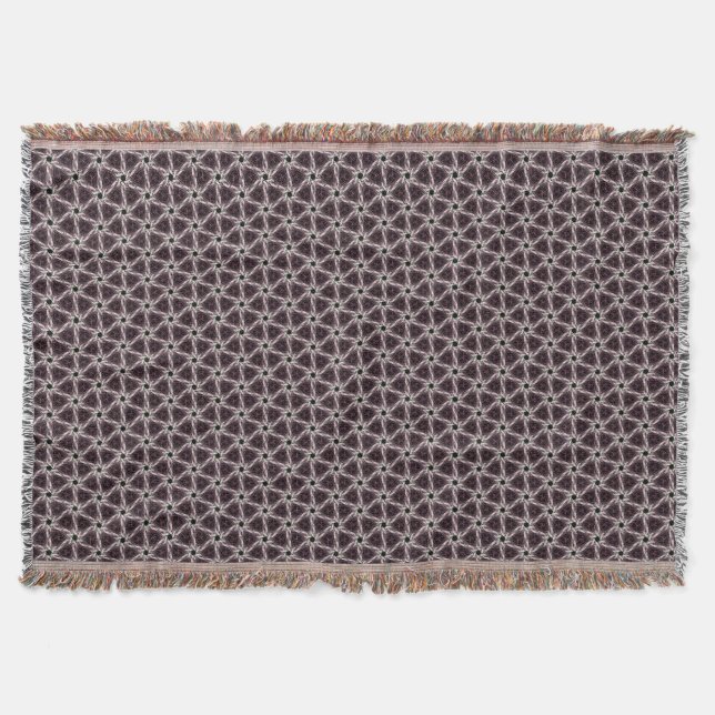 Tessellated Quilt Throw Blanket (Front)